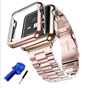 New Rosegold Stainless Steel Apple Watch Band